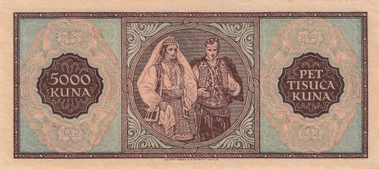 Kroatien p13 5000 Kuna 1943